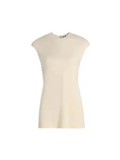 TOTEME Women's Everyday Jersey Top - Ecru - Size XL | Thumbnail 1