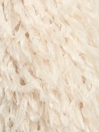 TOTEME Women's Feathered Jersey Sleeveless Top - Eggshell - Size 12 | Thumbnail 7