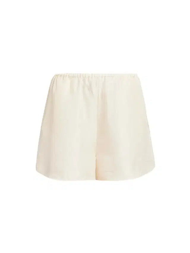 Toteme Women's Monogram Silk Pajama Shorts - Cream