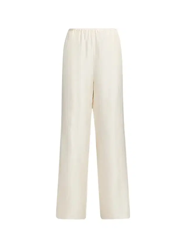 Toteme Women's Monogram Silk Pajama Trousers - Cream