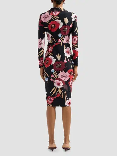 Chiara Boni La Petite Robe Women's Taima Jersey Knee-Length Shirtdress | Thumbnail 3 Chiara Boni La Petite Robe Women's Taima Jersey Knee-Length Shirtdress | Thumbnail 3