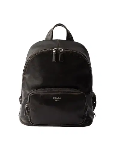 Prada Men's Distressed Nappa Leather Backpack | Thumbnail 1