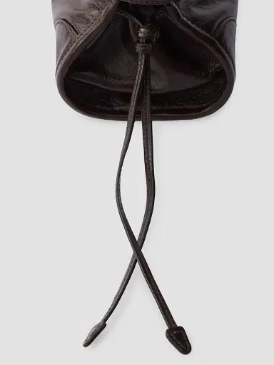 Prada Women's Bonnie Leather Top Handle Bag - Brown | Thumbnail 5