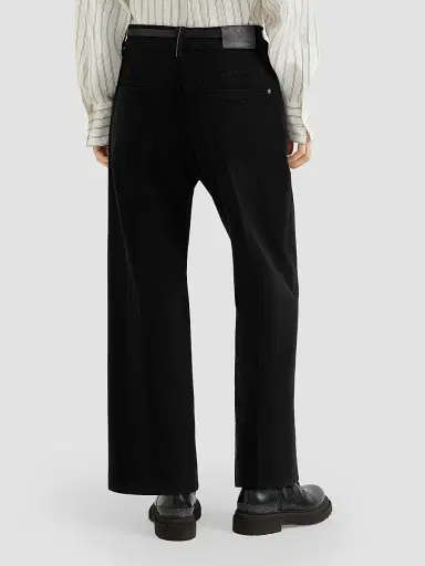 Brunello Cucinelli Women's Dyed Denim Contemporary Square Jeans with Monili - Black - Size 18 | Thumbnail 3 Brunello Cucinelli Women's Dyed Denim Contemporary Square Jeans with Monili - Black - Size 18 | Thumbnail 3