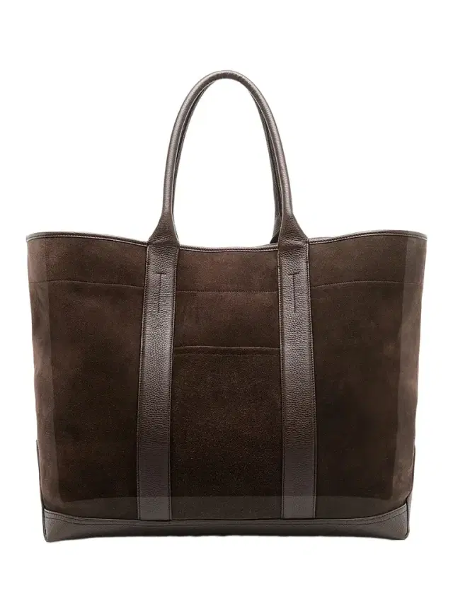 TOM FORD Men's  Suede Tote Bag - Brown