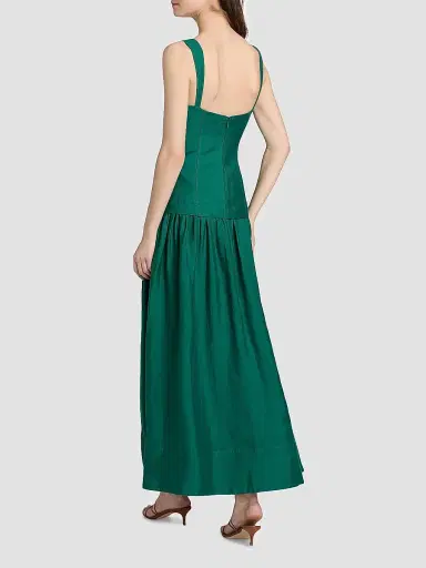 ACLER Women's Forever Young Reeve Linen-Blend Drop-Waist Maxi Dress - Deep Emerald - Size 12 | Thumbnail 5 ACLER Women's Forever Young Reeve Linen-Blend Drop-Waist Maxi Dress - Deep Emerald - Size 12 | Thumbnail 5