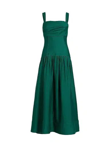 ACLER Women's Forever Young Reeve Linen-Blend Drop-Waist Maxi Dress - Deep Emerald - Size 12 | Thumbnail 1 ACLER Women's Forever Young Reeve Linen-Blend Drop-Waist Maxi Dress - Deep Emerald - Size 12 | Thumbnail 1