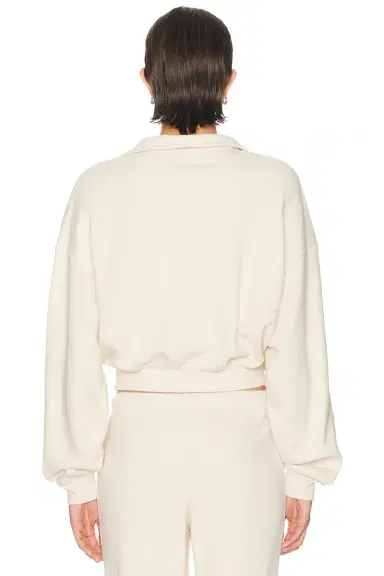 Skims Drapey French Terry Half Zip Pullover Sweatshirt | Thumbnail 3 Skims Drapey French Terry Half Zip Pullover Sweatshirt | Thumbnail 3