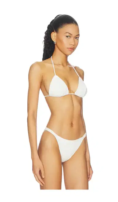 Frankies Bikinis X Paige Lorenze Tide Knit Bikini Top | Thumbnail 2