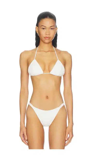 Frankies Bikinis X Paige Lorenze Tide Knit Bikini Top | Thumbnail 1