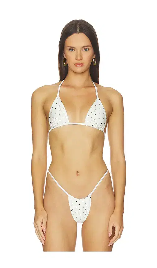 Frankies Bikinis X Paige Lorenze Nick Satin Bikini Top