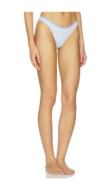 Frankies Bikinis X Paige Lorenze Dove Ribbed Bikini Bottom | Thumbnail 2 Frankies Bikinis X Paige Lorenze Dove Ribbed Bikini Bottom | Thumbnail 2