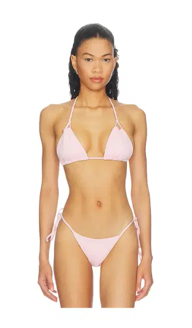 Frankies Bikinis X Paige Lorenze Ari Ribbed Bikini Top | Thumbnail 1 Frankies Bikinis X Paige Lorenze Ari Ribbed Bikini Top | Thumbnail 1