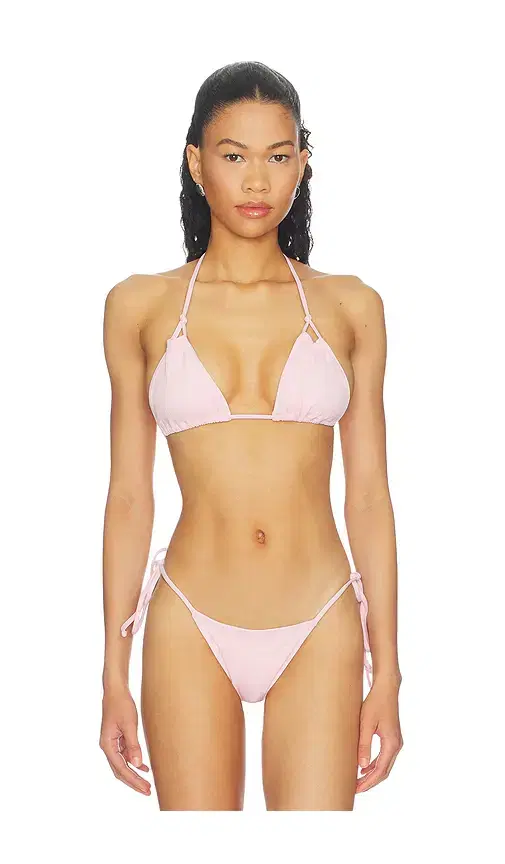 Frankies Bikinis X Paige Lorenze Ari Ribbed Bikini Top