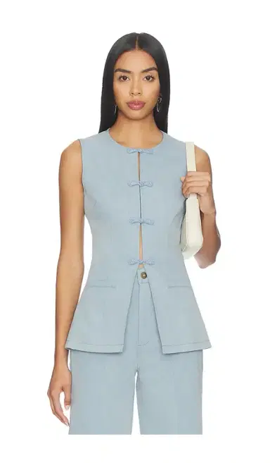 Sau Lee Denver Denim Top | Thumbnail 1 Sau Lee Denver Denim Top | Thumbnail 1