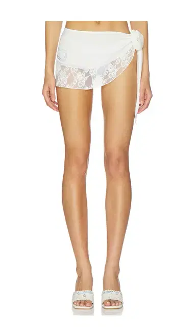 Frankies Bikinis X Paige Lorenze Cloud Nine Satin Sarong | Thumbnail 1 Frankies Bikinis X Paige Lorenze Cloud Nine Satin Sarong | Thumbnail 1