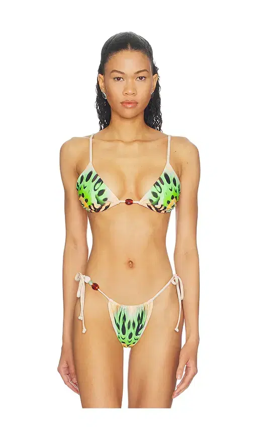 Capri Beaded Bikini Top
