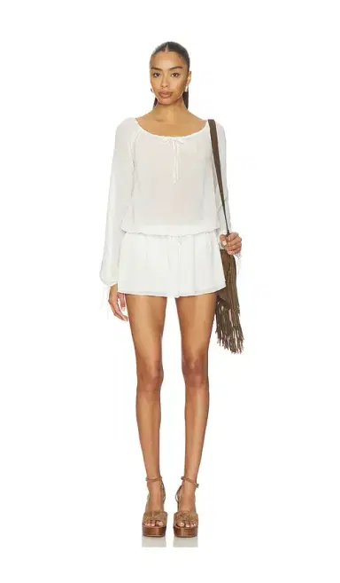 Frankies Bikinis X Paige Lorenze Forever Yours Chiffon Mini Dress | Thumbnail 2 Frankies Bikinis X Paige Lorenze Forever Yours Chiffon Mini Dress | Thumbnail 2