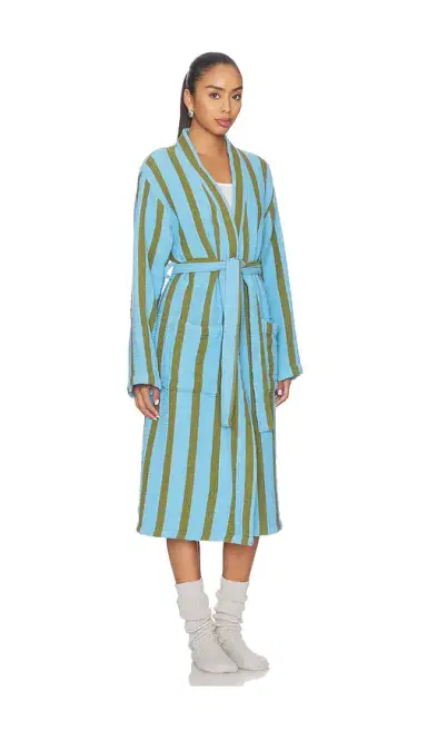Dusen Dusen Waffle Bathrobe | Thumbnail 3