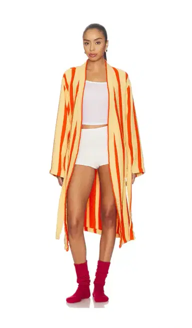 Dusen Dusen Waffle Bathrobe | Thumbnail 2