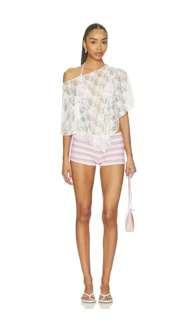 Frankies Bikinis X Paige Lorenze Romantic Lace Blouse | Thumbnail 4 Frankies Bikinis X Paige Lorenze Romantic Lace Blouse | Thumbnail 4