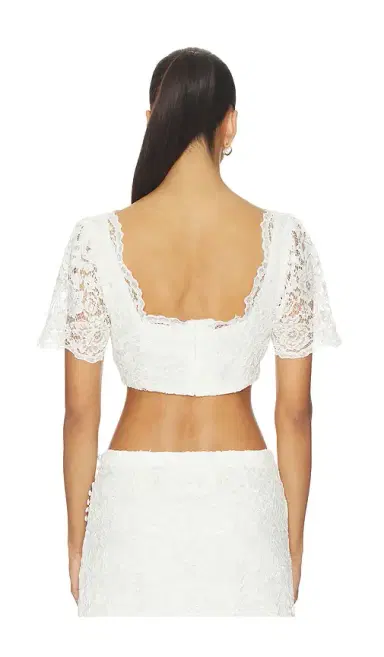 Frankies Bikinis X Paige Lorenze Honeymoon Lace Blouse | Thumbnail 3 Frankies Bikinis X Paige Lorenze Honeymoon Lace Blouse | Thumbnail 3