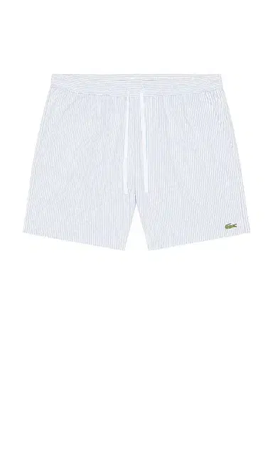 Lacoste Mid Length Striped Textured Swim Trunk | Thumbnail 4 Lacoste Mid Length Striped Textured Swim Trunk | Thumbnail 4