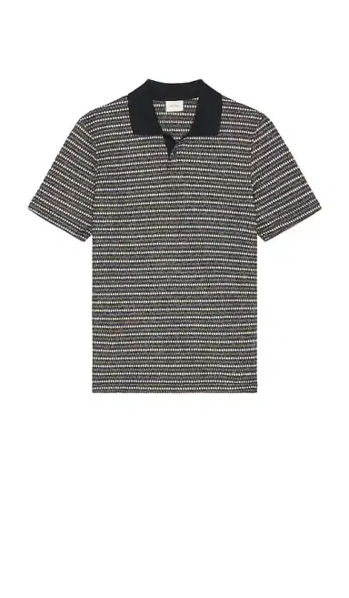 Les Deux Knitted Stripe Polo | Thumbnail 4
