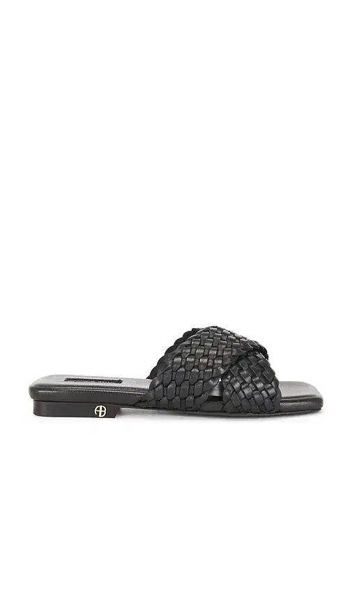 ANINE BING Ria Braided Slides
