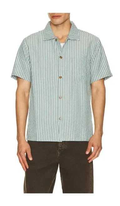 Rhythm Seersucker Stripe Shirt | Thumbnail 1 Rhythm Seersucker Stripe Shirt | Thumbnail 1