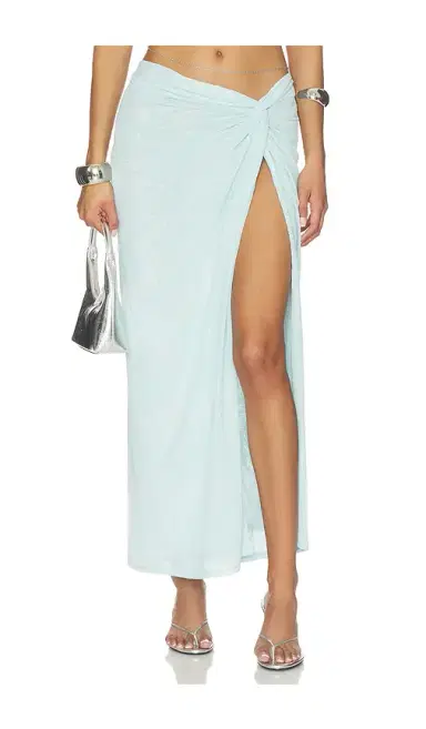 AFRM Lorli Burnout Velvet Skirt | Thumbnail 1 AFRM Lorli Burnout Velvet Skirt | Thumbnail 1
