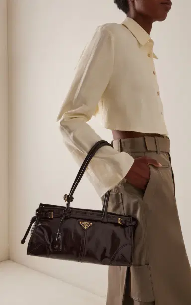 Prada Bonnie Leather Bag | Thumbnail 2 Prada Bonnie Leather Bag | Thumbnail 2