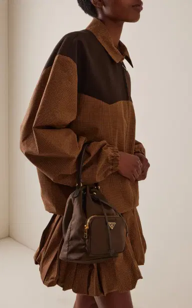 Prada Duet Re-Nylon Bucket Bag | Thumbnail 2