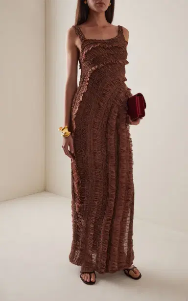 GEORGIA HARDINGE Renaissance Textured Organza Maxi Dress | Thumbnail 2 GEORGIA HARDINGE Renaissance Textured Organza Maxi Dress | Thumbnail 2