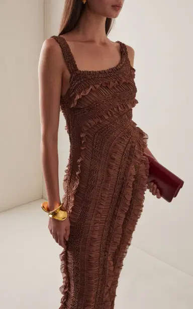 GEORGIA HARDINGE Renaissance Textured Organza Maxi Dress | Thumbnail 3 GEORGIA HARDINGE Renaissance Textured Organza Maxi Dress | Thumbnail 3