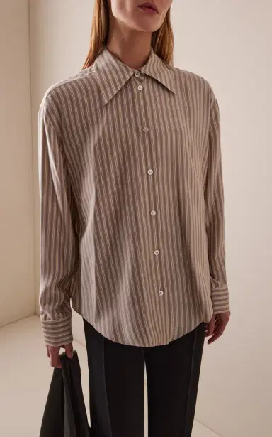 The Row Parave Silk Shirt | Thumbnail 2 The Row Parave Silk Shirt | Thumbnail 2