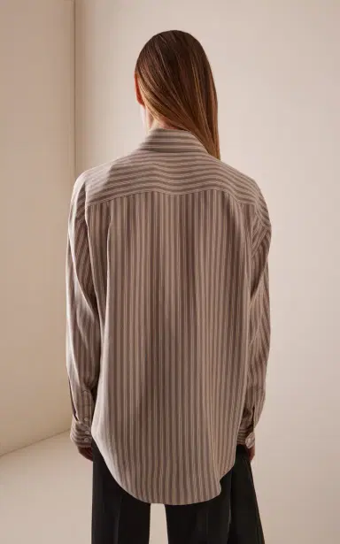 The Row Parave Silk Shirt | Thumbnail 4 The Row Parave Silk Shirt | Thumbnail 4
