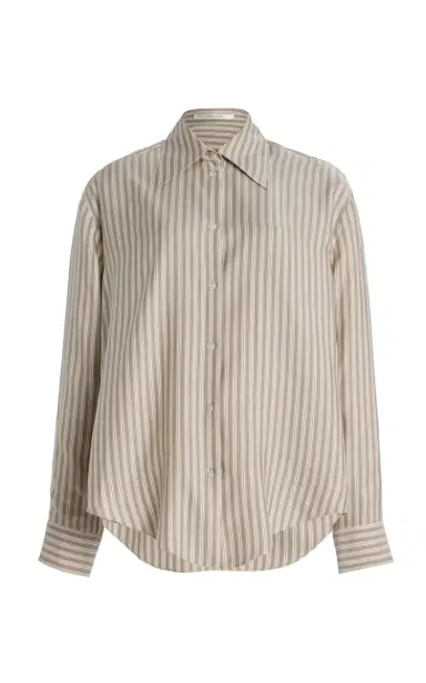 The Row Parave Silk Shirt | Thumbnail 1 The Row Parave Silk Shirt | Thumbnail 1