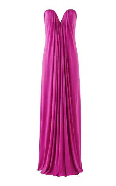 The New Arrivals Ilkyaz Ozel Olivienne Strapless Jersey Maxi Dress | Thumbnail 1