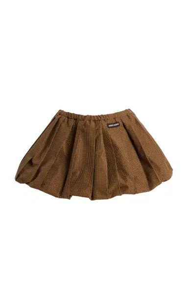 Miu Miu Vichy Checked Cotton Mini Skirt | Thumbnail 6 Miu Miu Vichy Checked Cotton Mini Skirt | Thumbnail 6