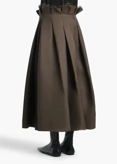 Khaite Astrid Skirt In Clove | Thumbnail 4