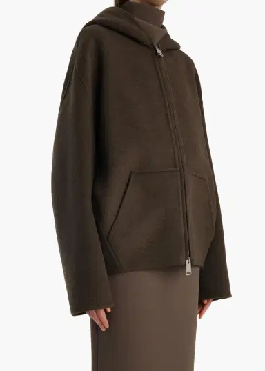 Khaite Dolem Jacket In Army Melange | Thumbnail 5 Khaite Dolem Jacket In Army Melange | Thumbnail 5