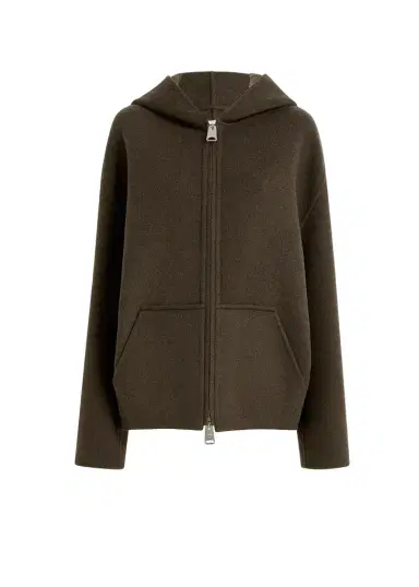 Khaite Dolem Jacket In Army Melange | Thumbnail 1 Khaite Dolem Jacket In Army Melange | Thumbnail 1