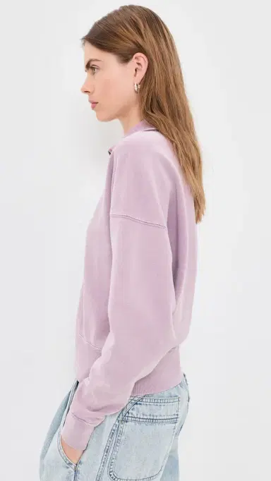ISABEL MARANT ÉTOILE Ross Sweatshirt Rosewood/Ecru | Thumbnail 4