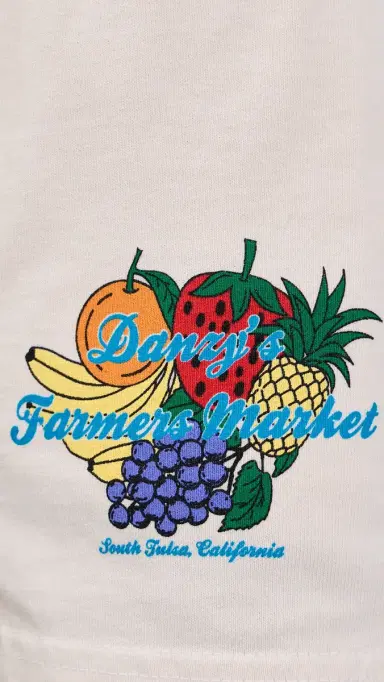 DANZY Farmers Market weat Shorts Cream | Thumbnail 6