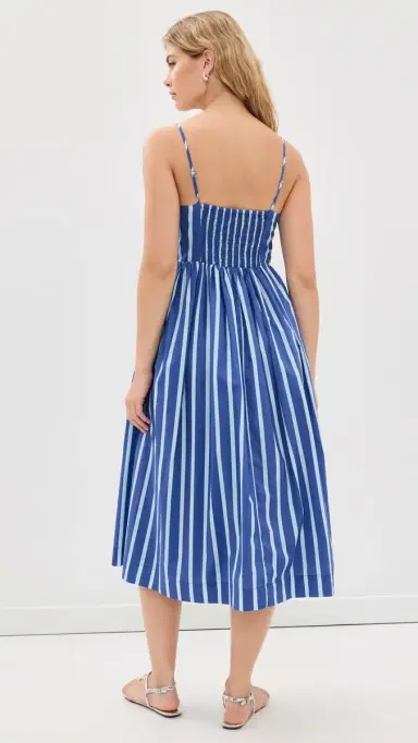 English Factory Marine Striped Maxi Dress Blue tripes | Thumbnail 3 English Factory Marine Striped Maxi Dress Blue tripes | Thumbnail 3