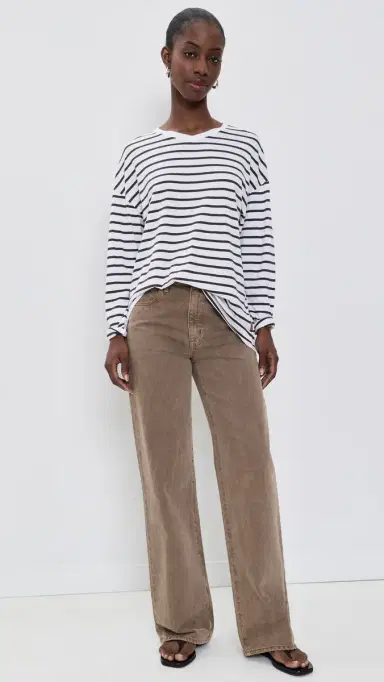 Jamie Haller The High V Tee White Stripe | Thumbnail 5 Jamie Haller The High V Tee White Stripe | Thumbnail 5
