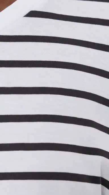 Jamie Haller The High V Tee White Stripe | Thumbnail 6 Jamie Haller The High V Tee White Stripe | Thumbnail 6