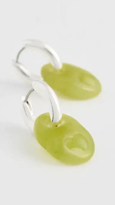 Tory Burch Gemini Link Small Hoop Earrings | Thumbnail 4 Tory Burch Gemini Link Small Hoop Earrings | Thumbnail 4