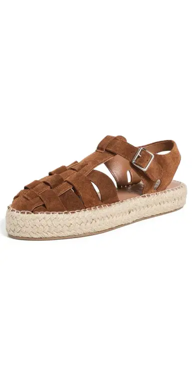 Staud Hemingway Fisherman Sandals Tabac 38 | Thumbnail 1 Staud Hemingway Fisherman Sandals Tabac 38 | Thumbnail 1
